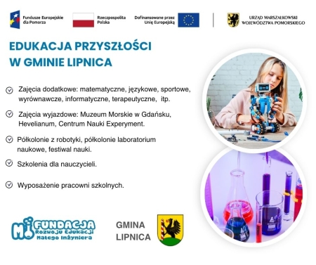 Projekt pt. ''Edukacja przyszłości w Gminie Lipnica''