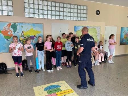 Wizyta policjanta