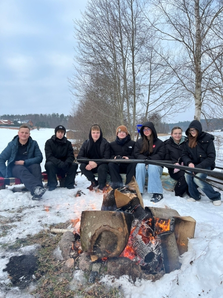 Klasa 8 - wspólny czas podczas ferii.